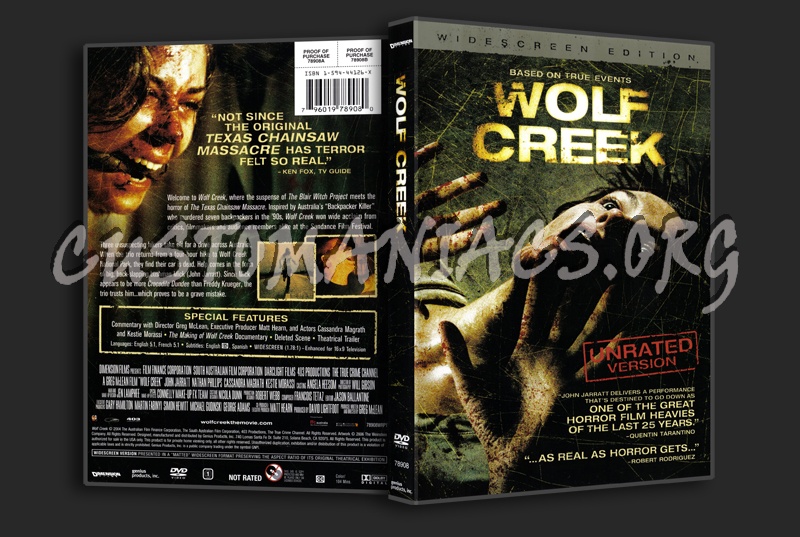 Wolf Creek dvd cover