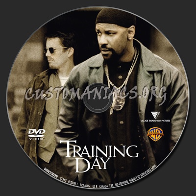 Training Day dvd label