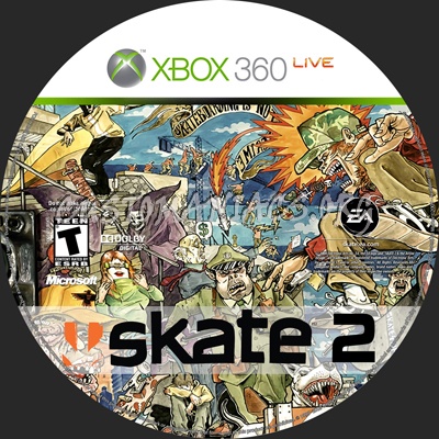 Skate2 dvd label