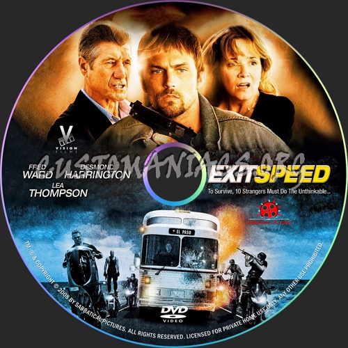 Exit Speed dvd label