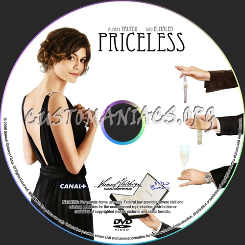 Priceless aka Hors De Prix dvd label