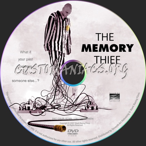 The Memory Thief dvd label