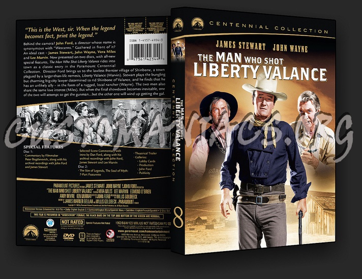 The Man Who Shot Liberty Valance dvd cover