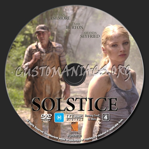 Solstice dvd label