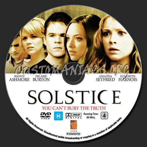 Solstice dvd label