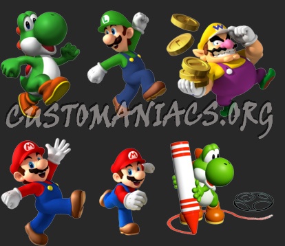 SuperMario Character Renders 