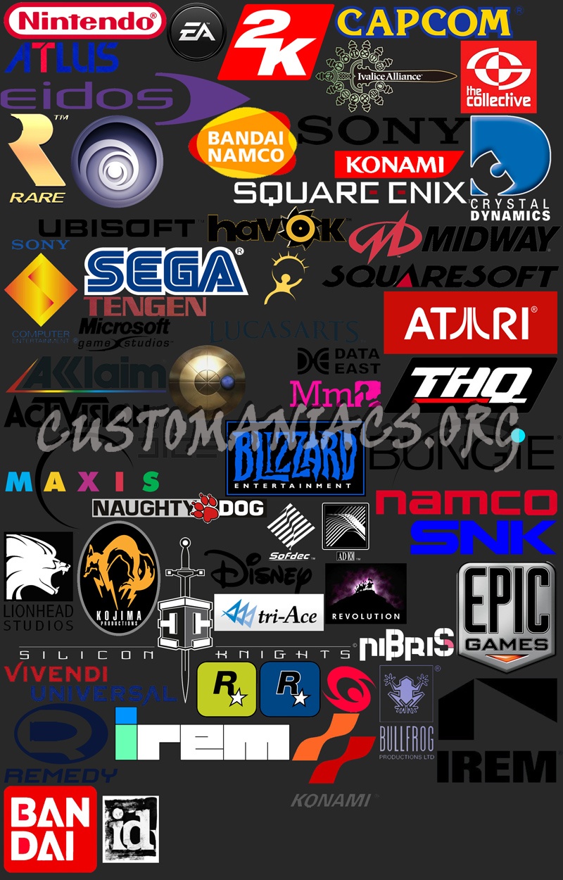 game console logos