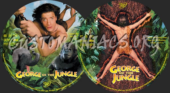 George of the Jungle dvd label