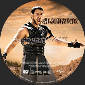 Gladiator dvd label