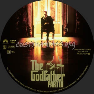 The Godfather III dvd label