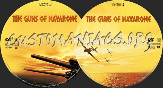 The Guns of Navarone dvd label