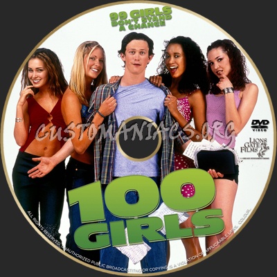 100 Girls dvd label