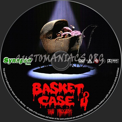 Basket Case 3 The Progeny dvd label