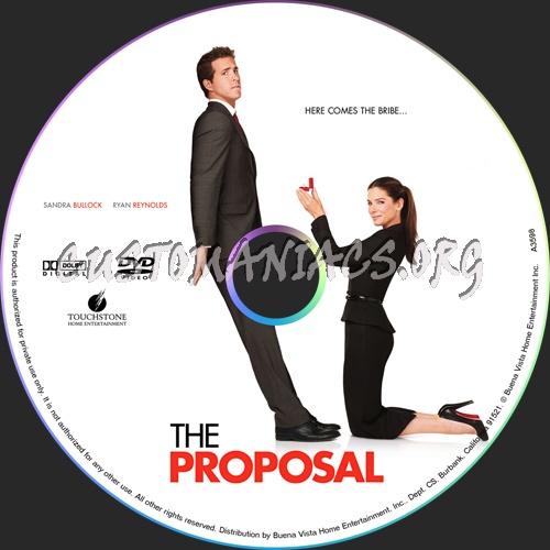 The Proposal dvd label