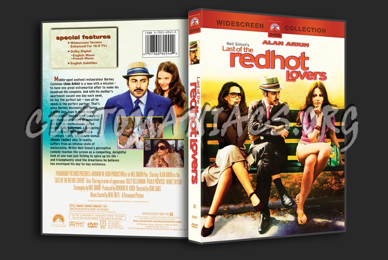 The Last of the Redhot Lovers dvd cover