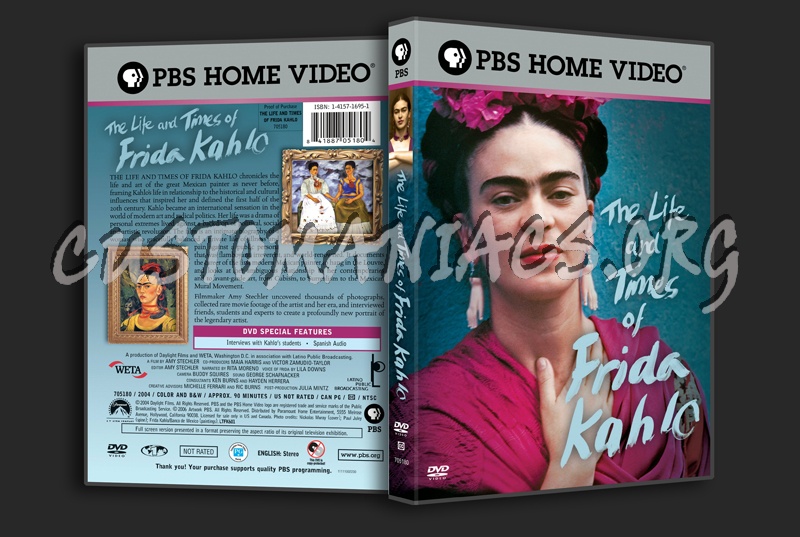 The Life and Times of Frida Kahlo dvd cover