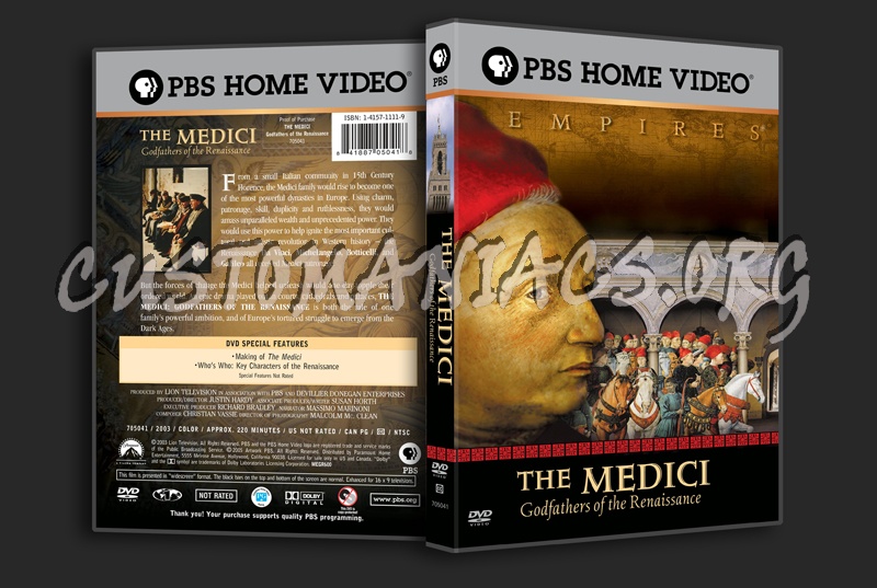 The Medici Godfathers of the Renaissance dvd cover