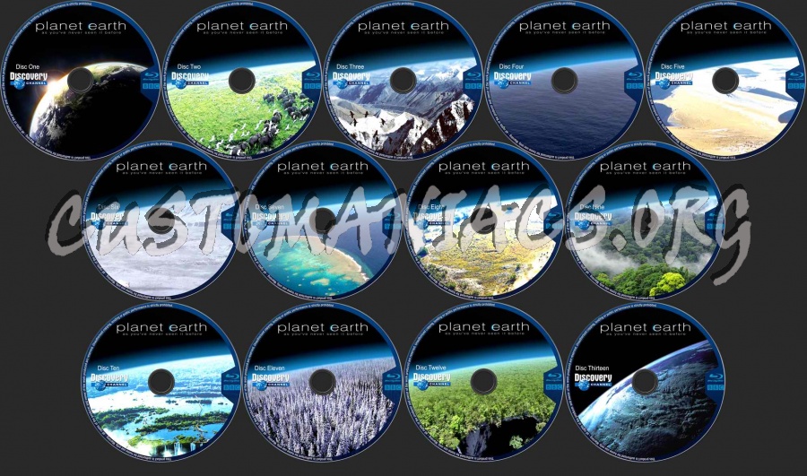 Planet Earth blu-ray label