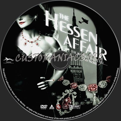 The Hessen Affair dvd label