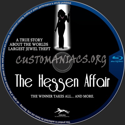 The Hessen Affair blu-ray label