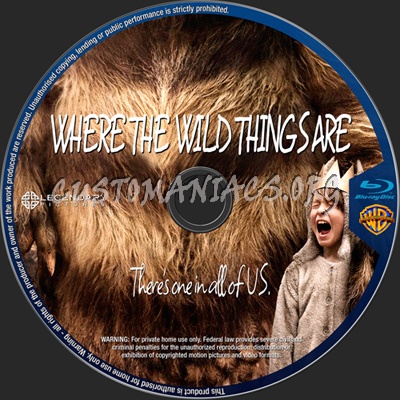 Where the Wild Things Are blu-ray label