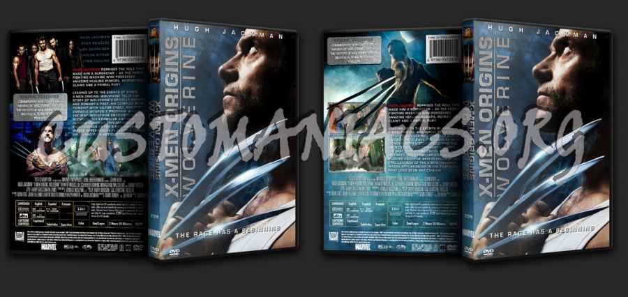 X-Men : Wolverine dvd cover