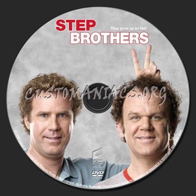 Step Brothers dvd label