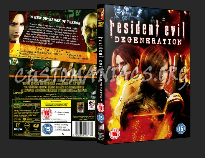 Resident Evil Degeneration dvd cover