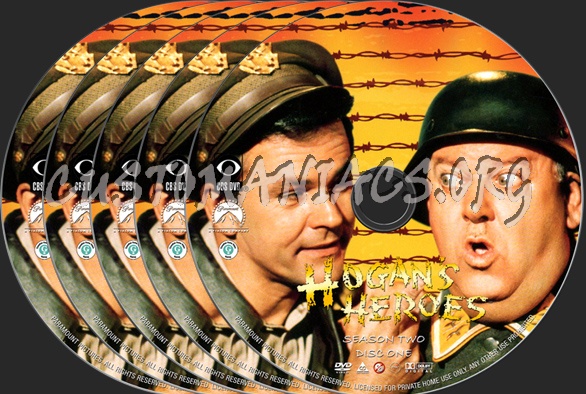 Hogan's Heroes Season 2 dvd label