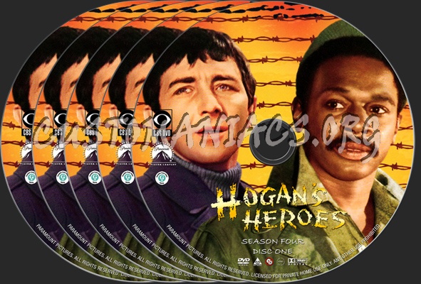 Hogan's Heroes Season 4 dvd label