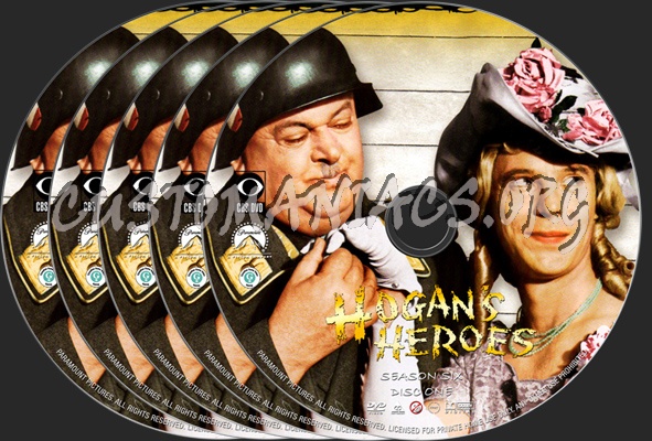 Hogan's Heroes Season 6 dvd label