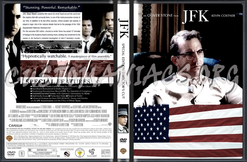 Jfk dvd cover