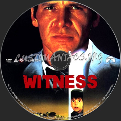 Witness dvd label