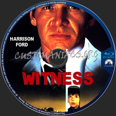 Witness blu-ray label