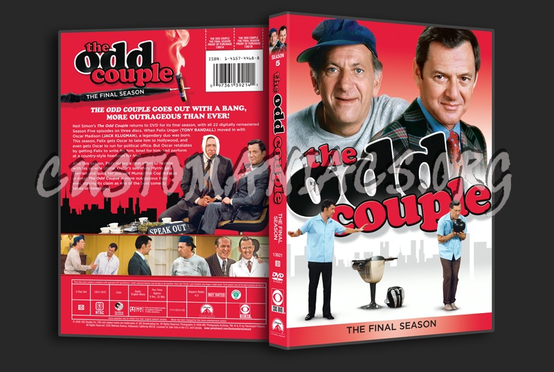 The Odd Couple Season 5 dvd cover