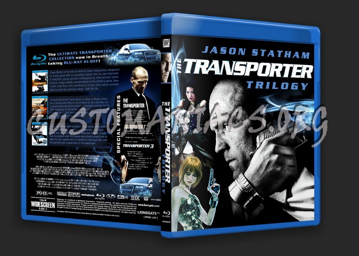 Transporter Trilogy blu-ray cover