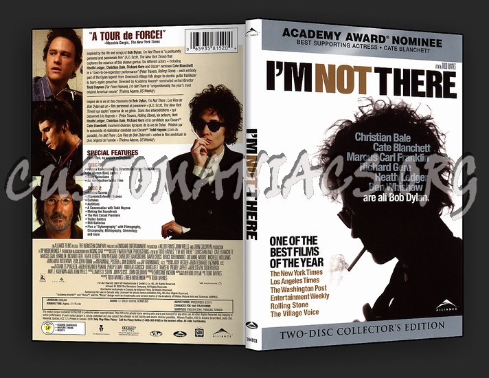 I'm Not There dvd cover