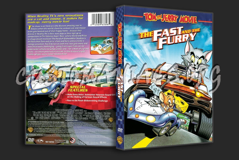 Tom & Jerry  The Fast And The Furry dvd cover