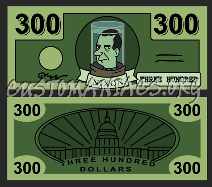 Futurama 300 Dollar Bill 