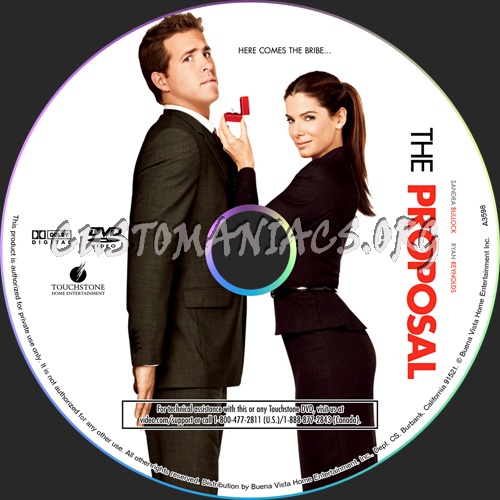 The Proposal dvd label