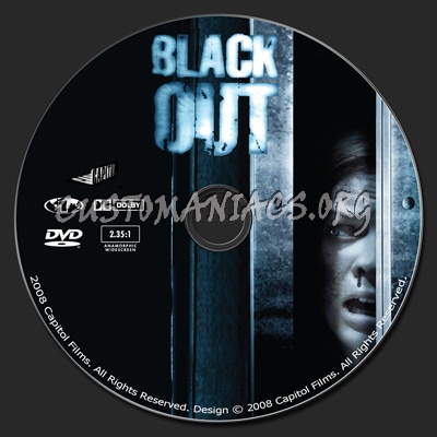 Blackout dvd label