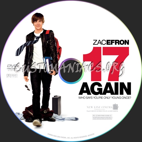 17 Again dvd label