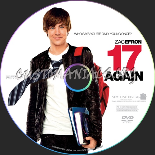 17 Again dvd label