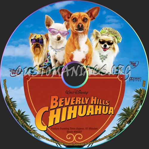Beverly Hills Chihuahua dvd label