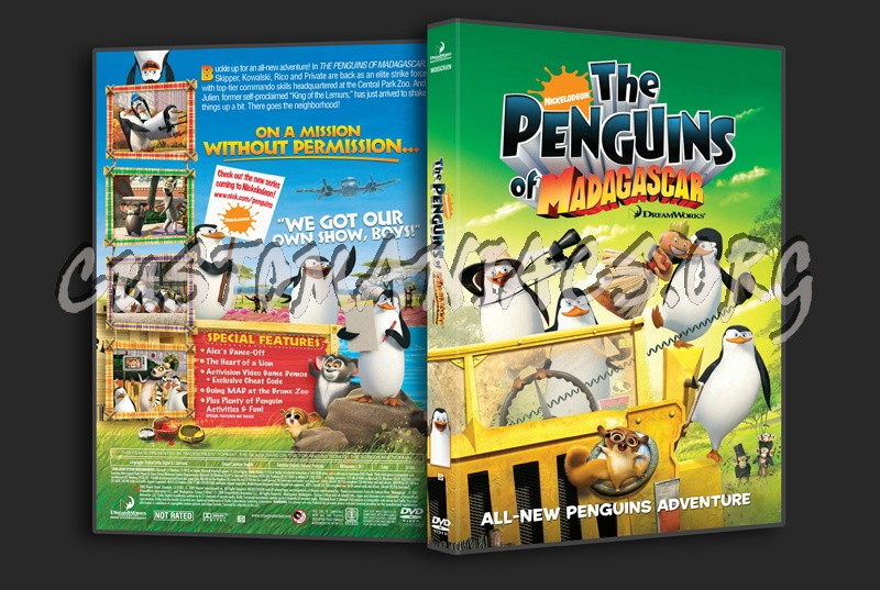 The Penguins of Madagascar dvd cover