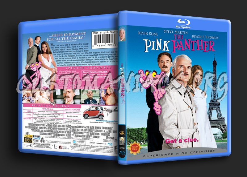 The Pink Panther blu-ray cover
