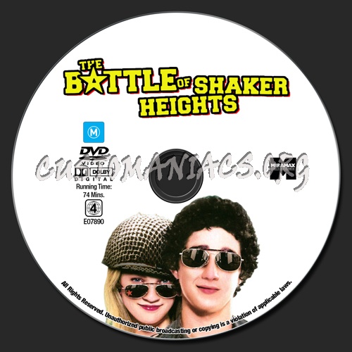 The Battle Of Shaker Heights dvd label