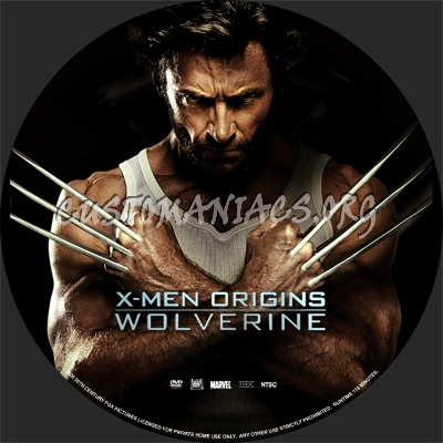 XMen Origins Wolverine dvd label