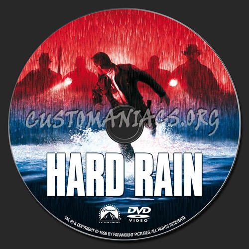 Hard Rain dvd label
