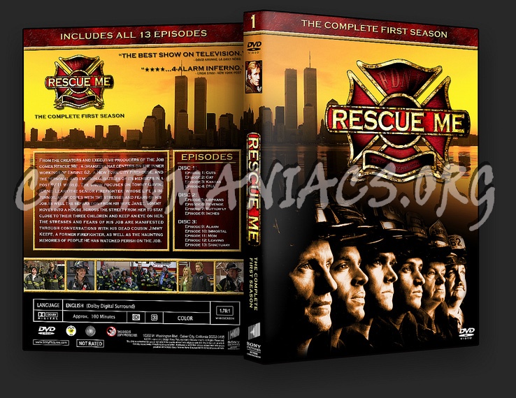 Rescue Me - Season 1 dvd cover